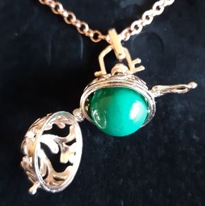 NWT Rosegold Locket on Chain